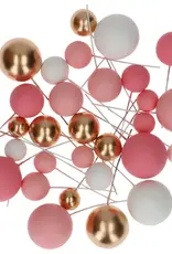 Simply Making Simply Making Decoratieve Ballenset Roze Ombre & Goud pk/32