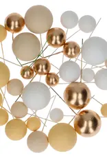 Simply Making Simply Making Decoratieve Ballenset Citroen Ombre & Goud pk/32