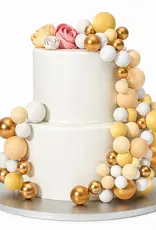 Simply Making Simply Making Decoratieve Ballenset Citroen Ombre & Goud pk/32