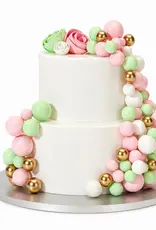 Simply Making Simply Making Decoratieve Ballenset Pastel Roze Groen & Goud pk/32