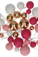 Simply Making Simply Making Decoratieve Ballenset Hot Pink Ombre & Goud
