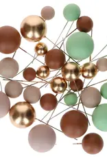 Simply Making Simply Making Decoratieve Ballenset Aardetinten & Goud pk/32