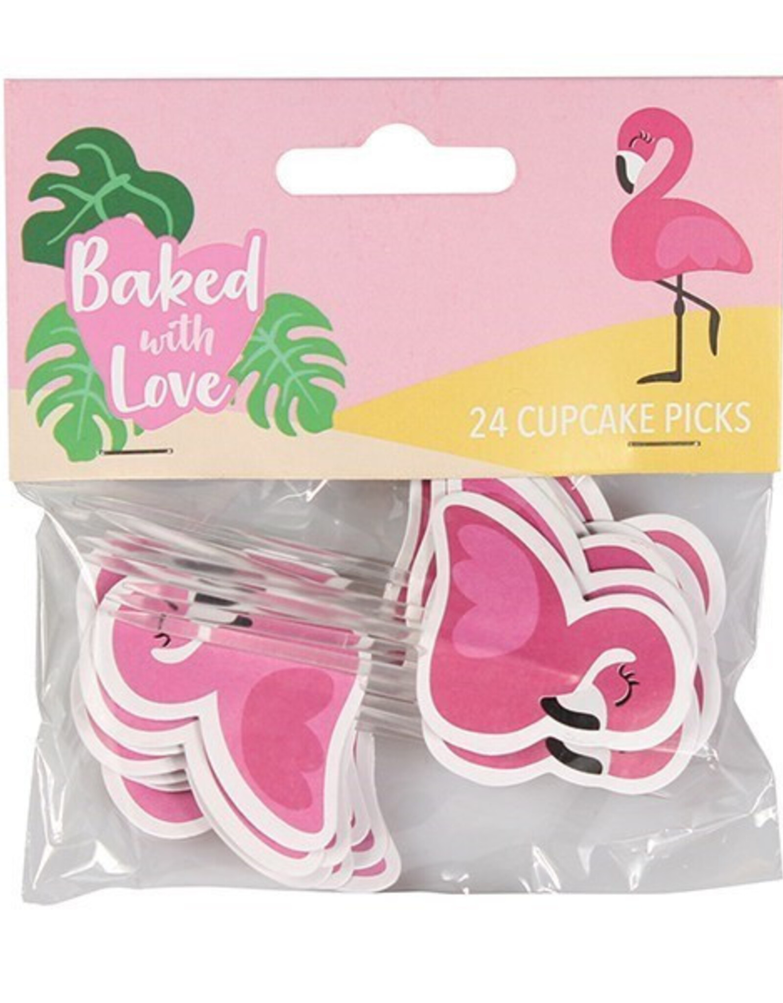 Culpitt Culpitt Flamingo Cupcake Toppers pk/24