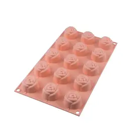 Silikomart Silikomart Siliconen Vorm Roos Klein Ø44h27mm (15)
