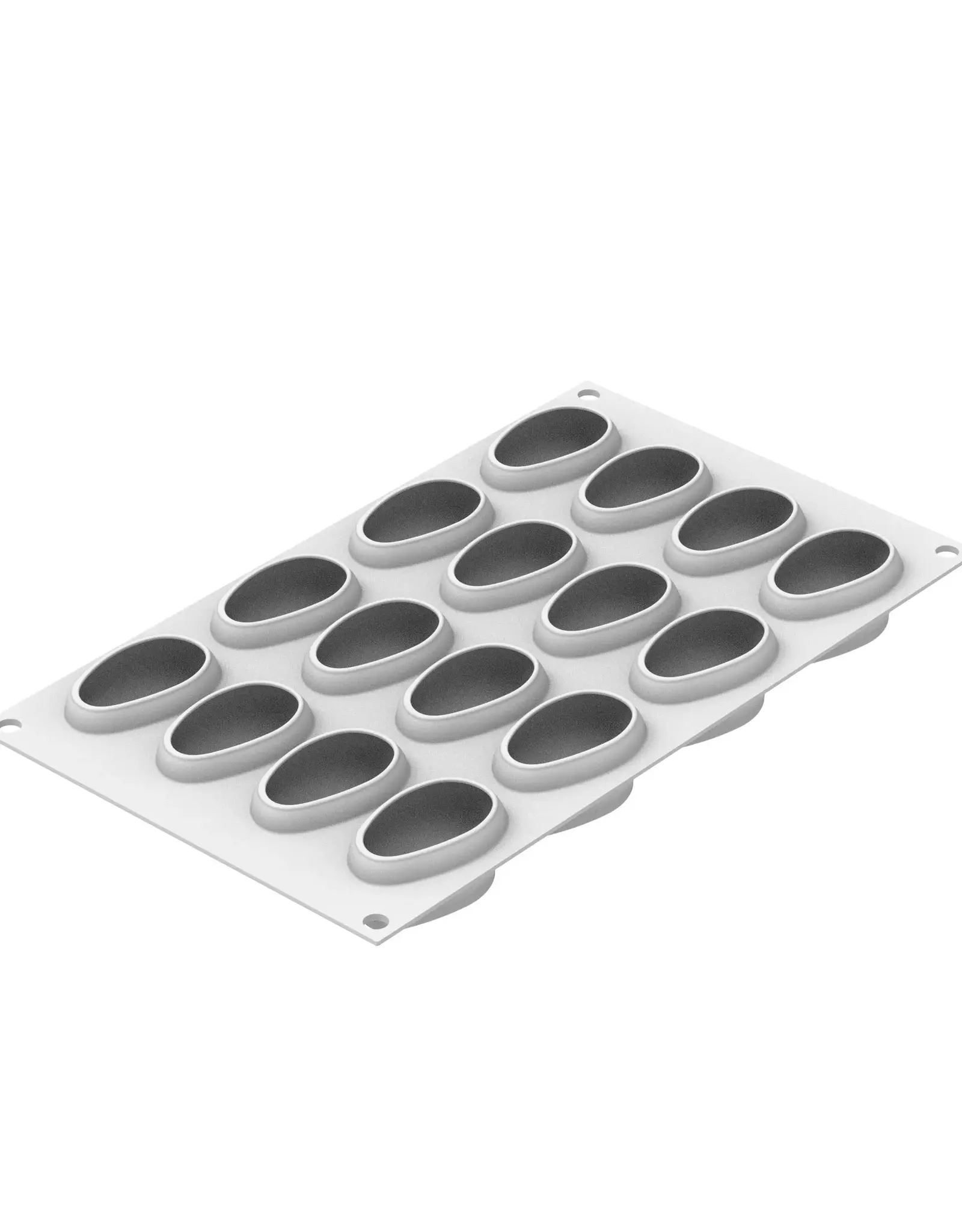 Silikomart Silikomart Siliconen Vorm Mango (16) 5,7x3,5cm + Cutter