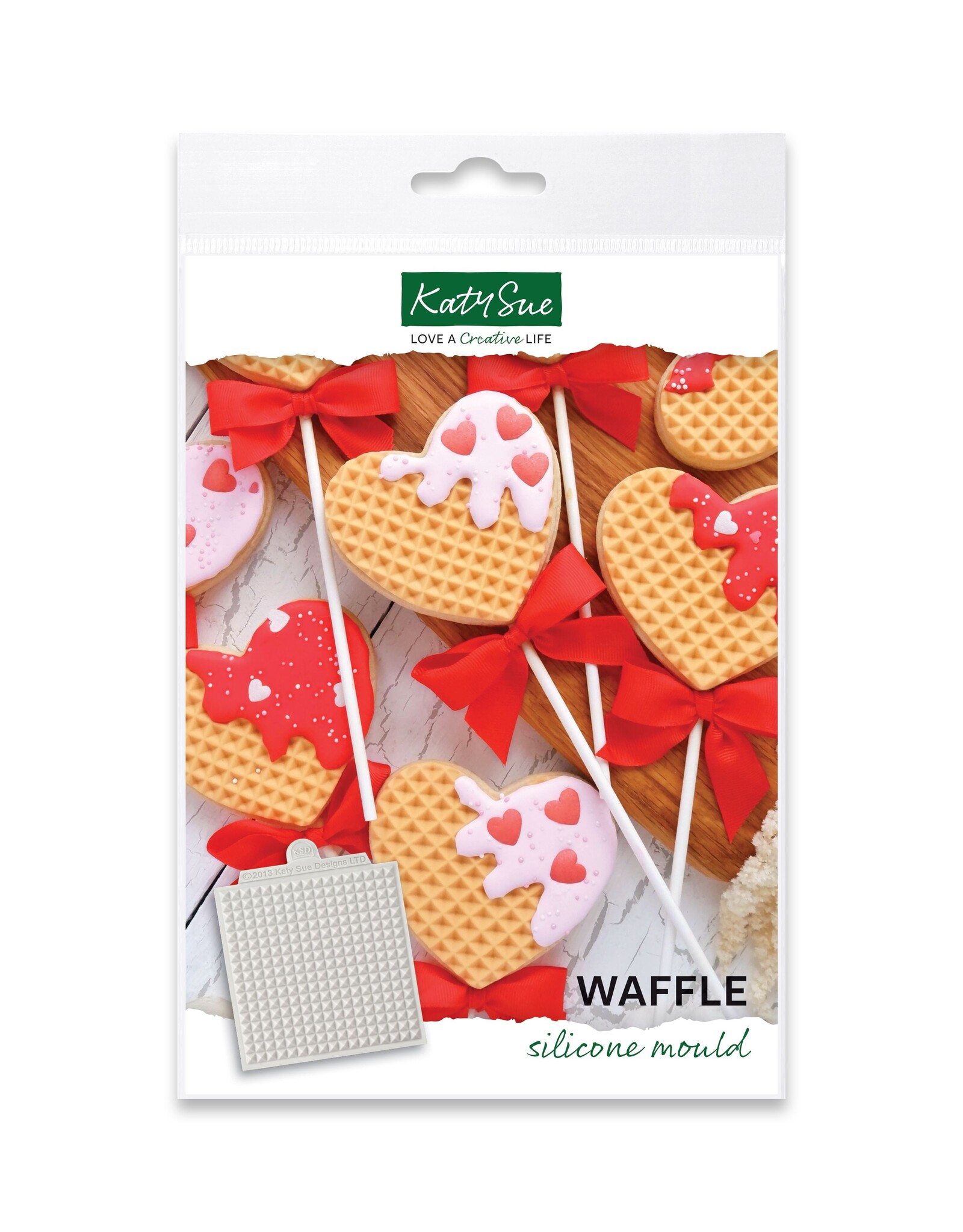 Katy Sue Designs Katy Sue Siliconen Mal Wafel Textuurmat