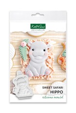 Katy Sue Designs Katy Sue Siliconen Mal Sweet Safari Nijlpaard
