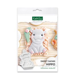 Katy Sue Designs Katy Sue Siliconen Mal Sweet Safari Nijlpaard