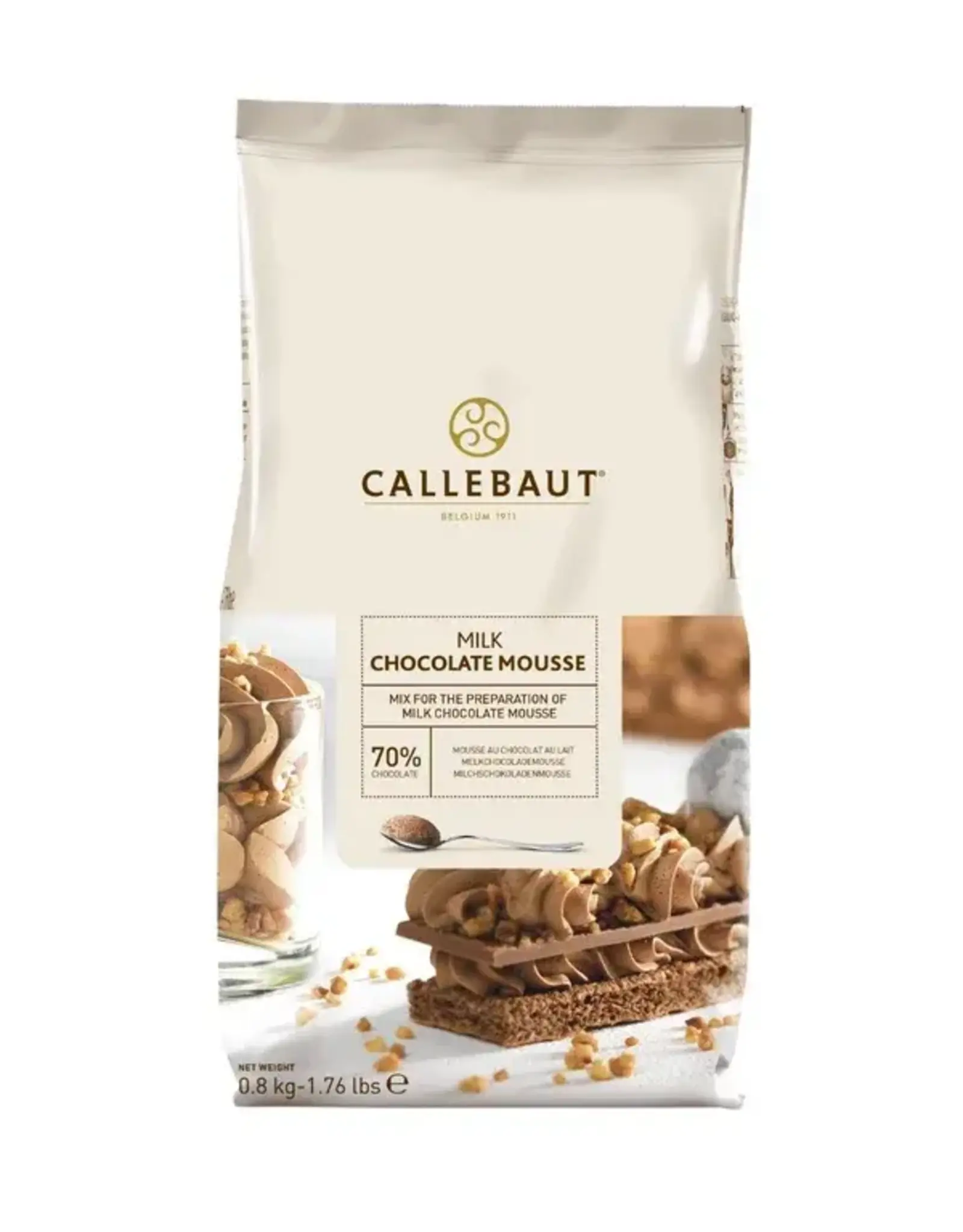 Callebaut Callebaut Chocolade Mousse -Melk- 800g