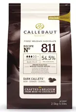 Callebaut Callebaut Chocolade Callets -Puur- 2,5 kg