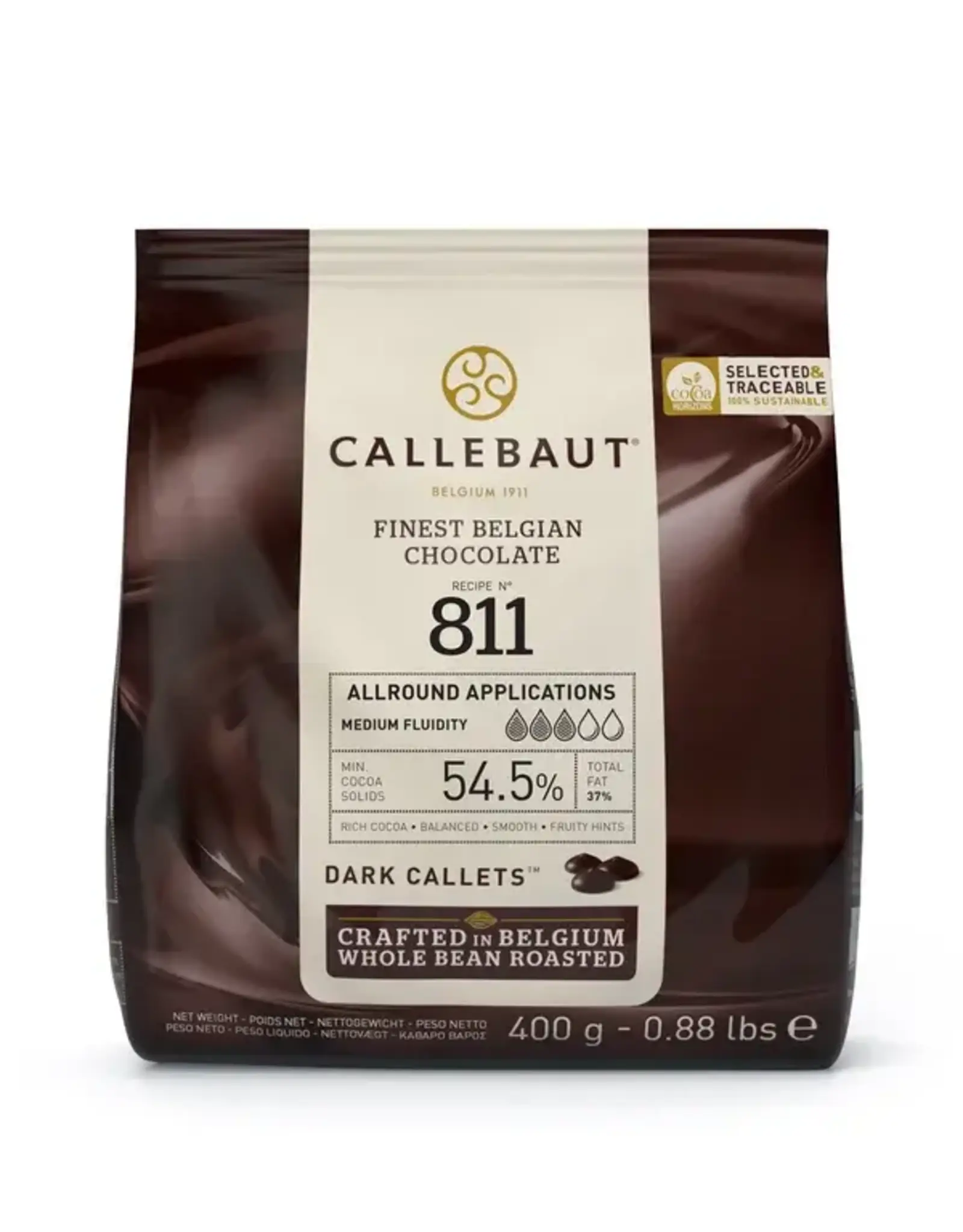 Callebaut Callebaut Chocolade Callets -Puur- 400g