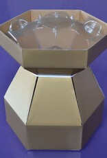 BNC Cupcake Bouquet Box - Gold