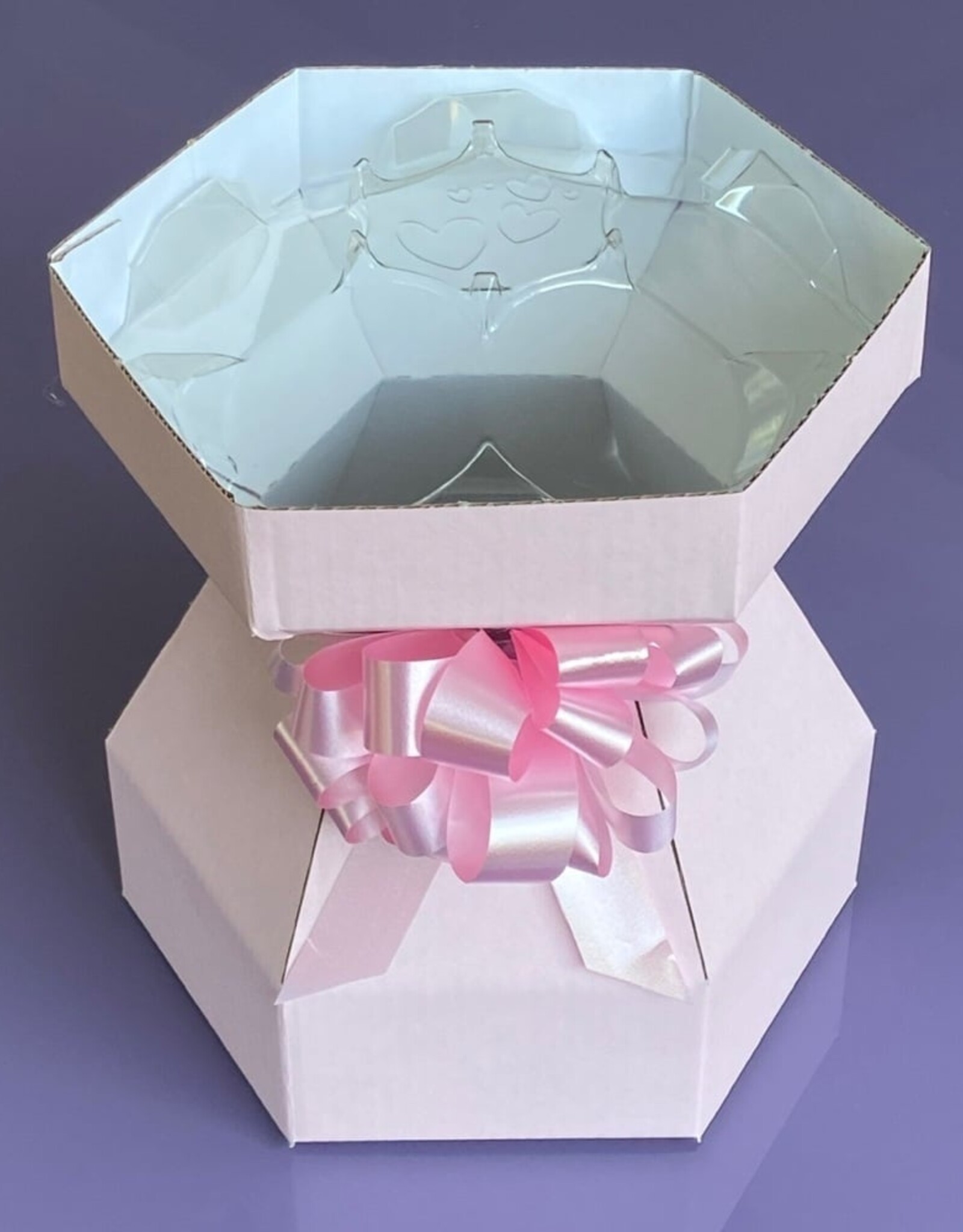 BNC Cupcake Bouquet Box - Marshmallow Pink