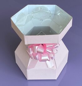 BNC Cupcake Bouquet Box - Marshmallow Pink