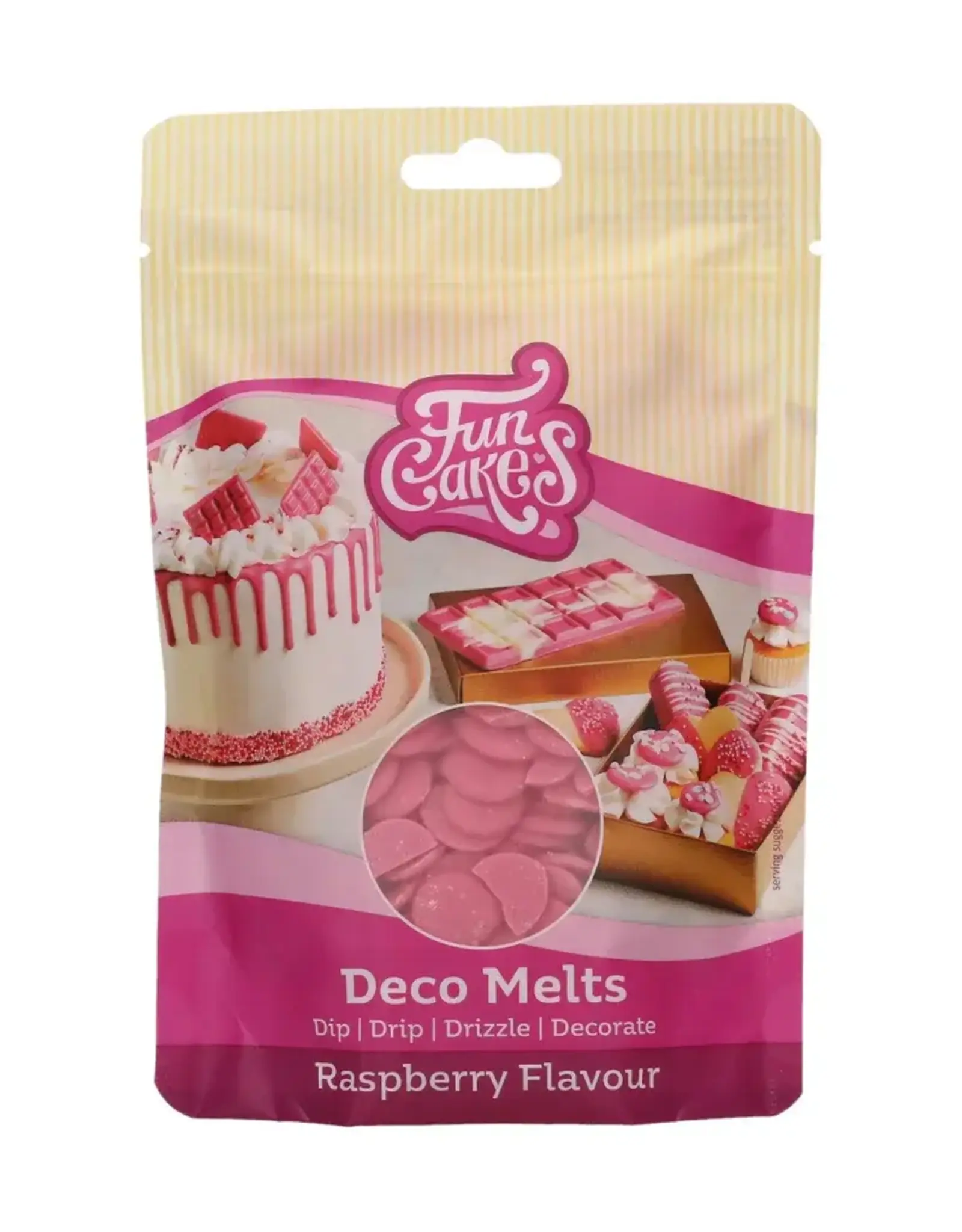 FunCakes FunCakes Deco Melts -Frambozensmaak- 250g