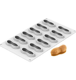 Silikomart Silikomart Siliconen Bakvorm Pinda (12x) 7,2x2,9cm + Cutter