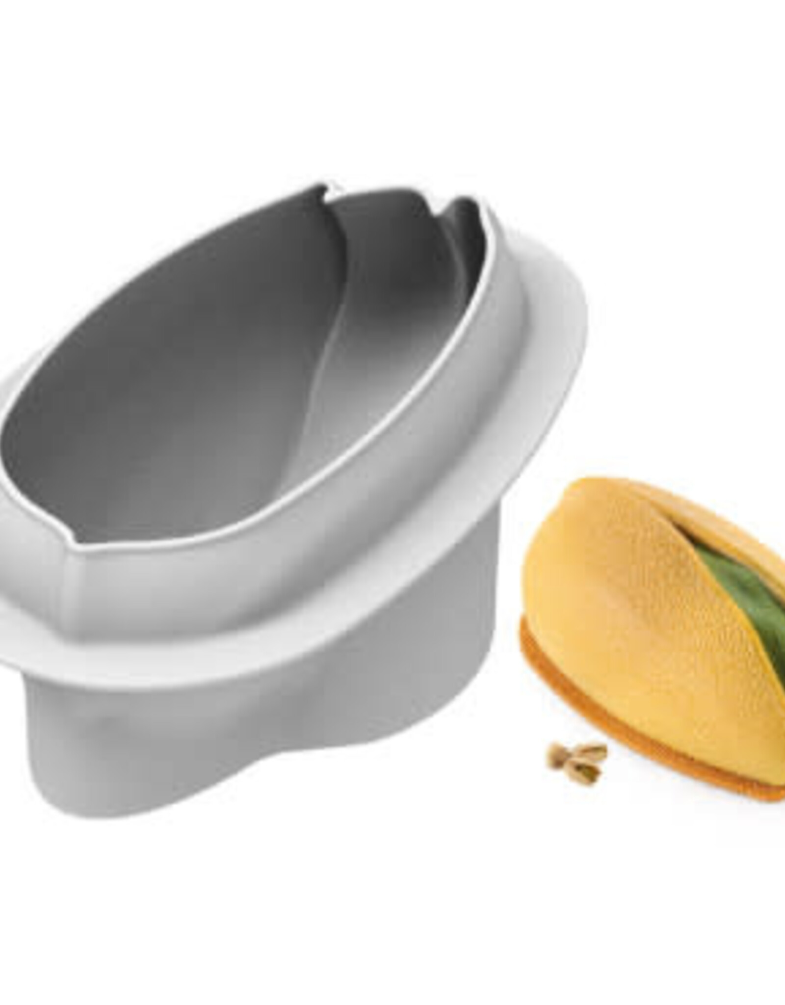 Silikomart Silikomart Siliconen Bakvorm Pistache 19x9,4cm + Cutter