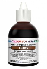 Sugarflair Sugarflair Airbrush Colouring -Brown- 60ml