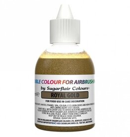 Sugarflair Sugarflair Airbrush Colouring -Royal Gold- 60ml