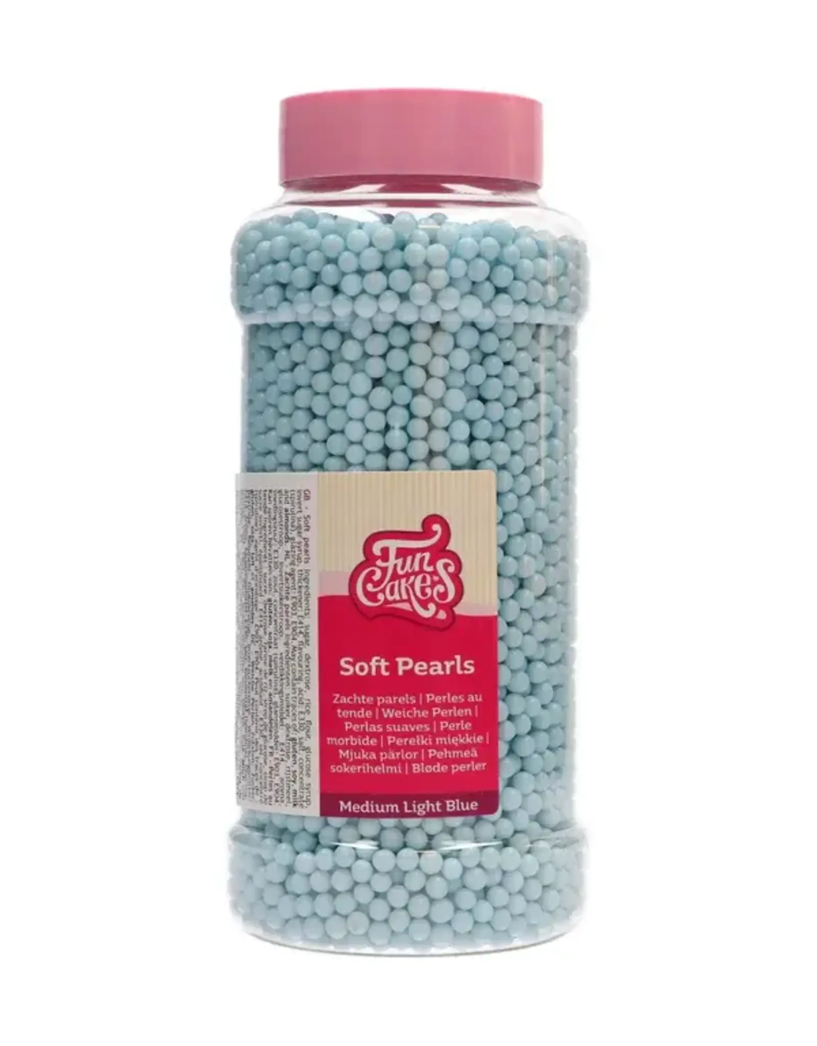FunCakes FunCakes Soft Pearls 5mm Light Blue 600 g