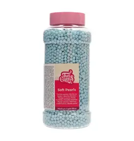 FunCakes FunCakes Soft Pearls 5mm Light Blue 600 g