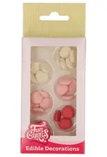 FunCakes FunCakes Fondant Decoratie Hartjes Klein Assorti set/30