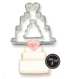 PME PME Cookie Cutter Wedding Cake set/2