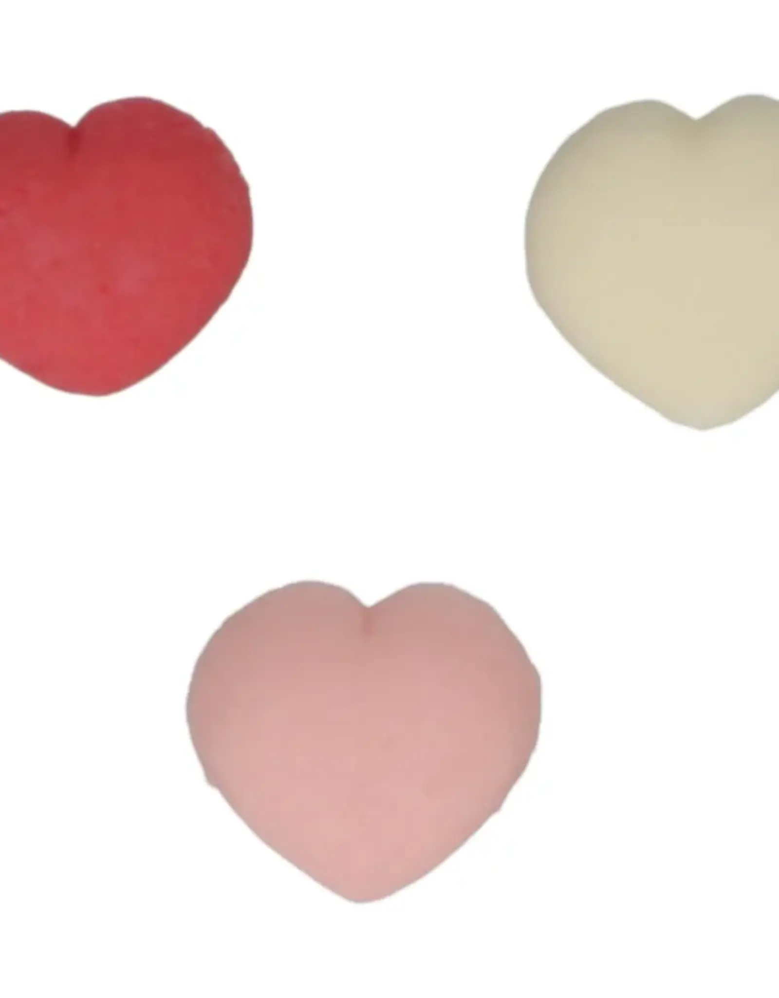 FunCakes FunCakes Fondant Decoratie Hartjes Klein Assorti set/30