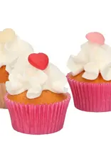 FunCakes FunCakes Fondant Decoratie Hartjes Klein Assorti set/30