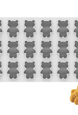 Silikomart Silikomart Siliconen Bakvorm Teddybeer XS (18x)5x3,6cm