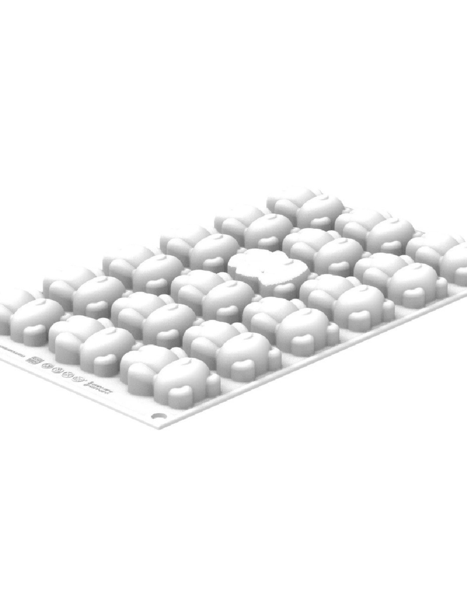 Silikomart Silikomart Siliconen Bakvorm Teddybeer XS (18x)5x3,6cm