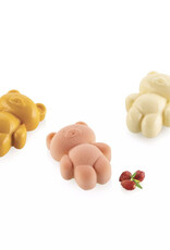 Silikomart Silikomart Siliconen Bakvorm Teddybeer XS (18x)5x3,6cm