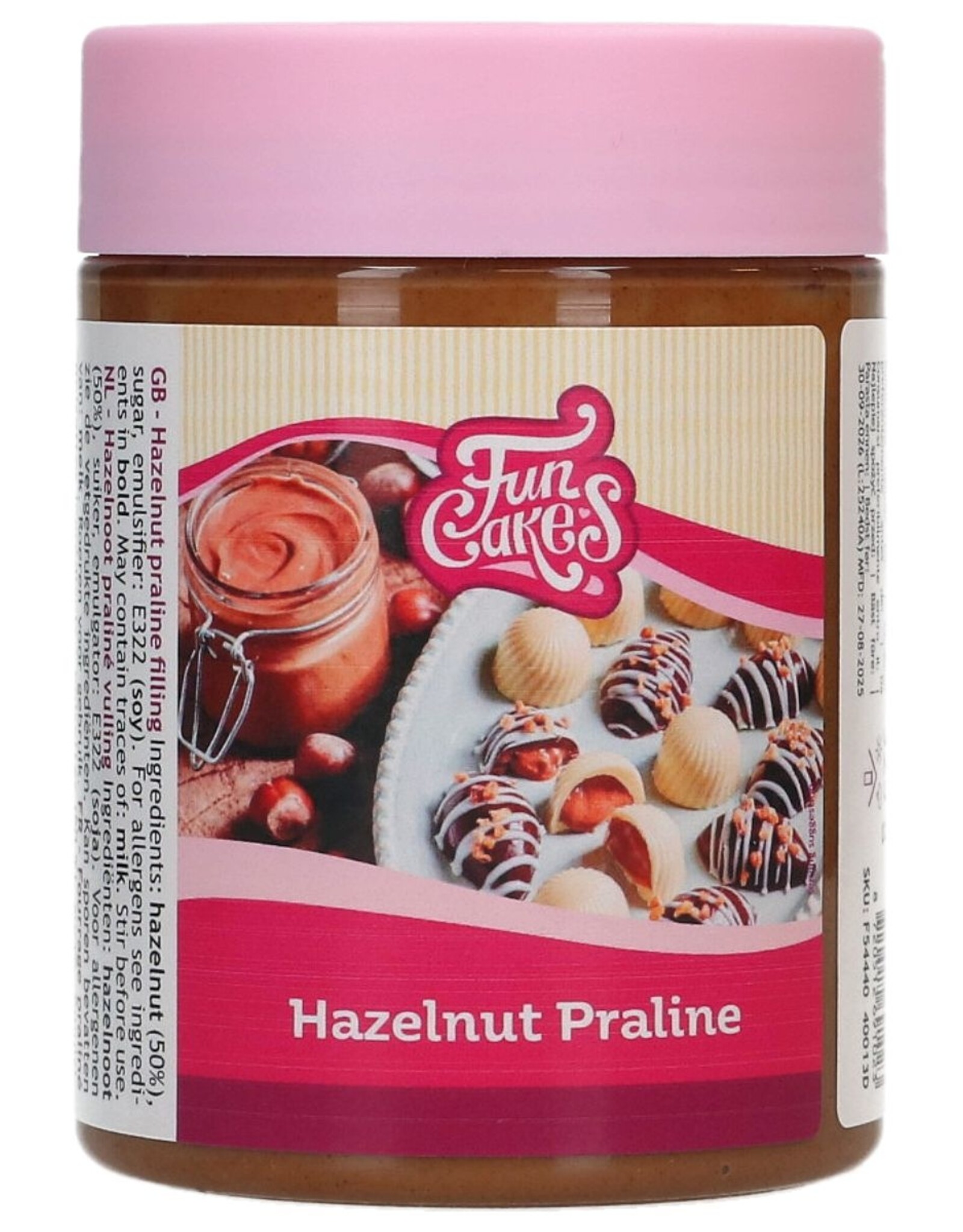 FunCakes FunCakes Praliné Hazelnoot Vulling - 325g