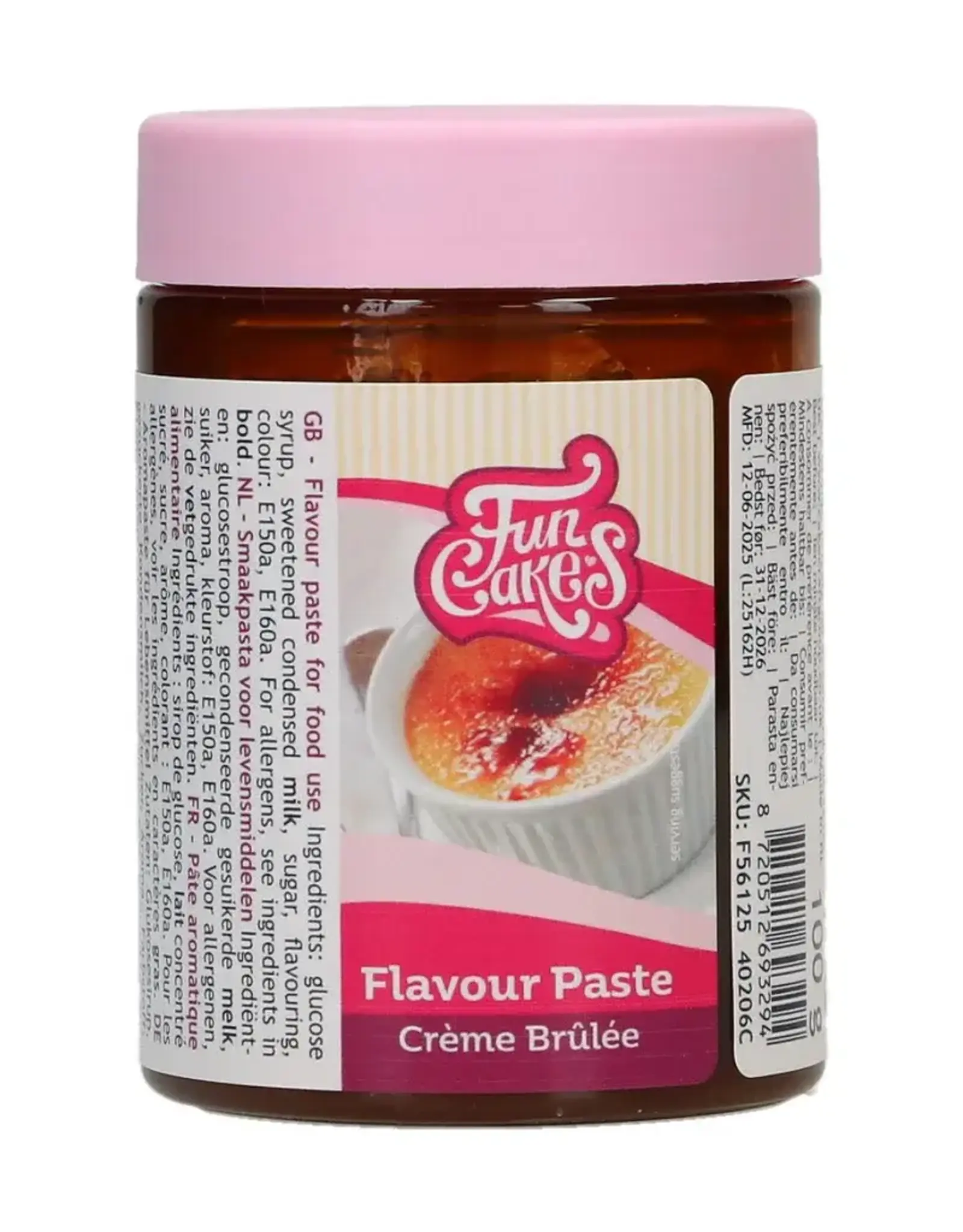 FunCakes FunCakes Smaakpasta Crème Brûlée 100 g