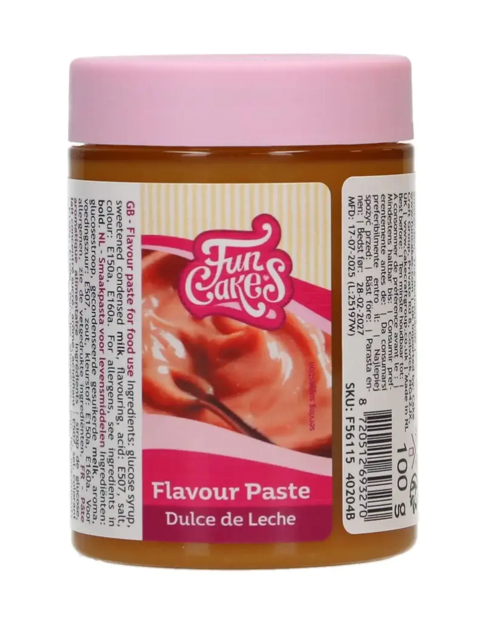 FunCakes FunCakes Smaakpasta Dulce de Leche 100 g