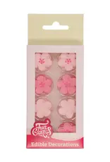 FunCakes FunCakes Suikerdecoratie Bloemenmix Roze Set/24
