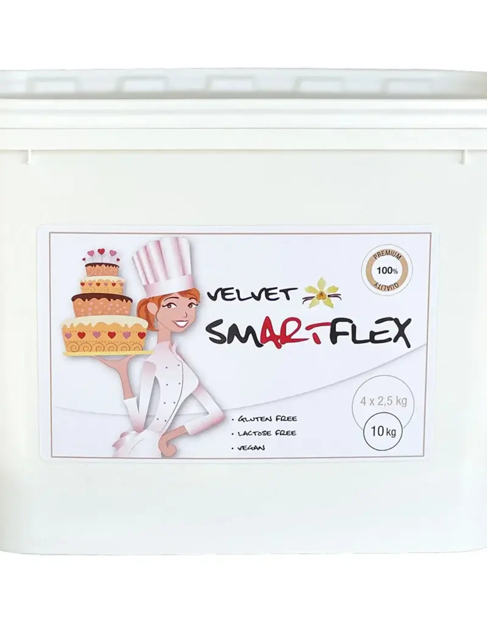 Smartflex SmartFlex Fondant White Velvet Vanille 10 kg