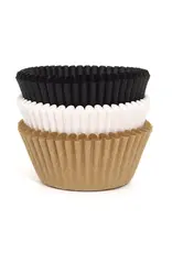 House of Marie House of Marie Baking Cups Assorti Naturel pk/72