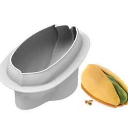 Silikomart Silikomart Siliconen Bakvorm Pistache 19x9,4cm + Cutter