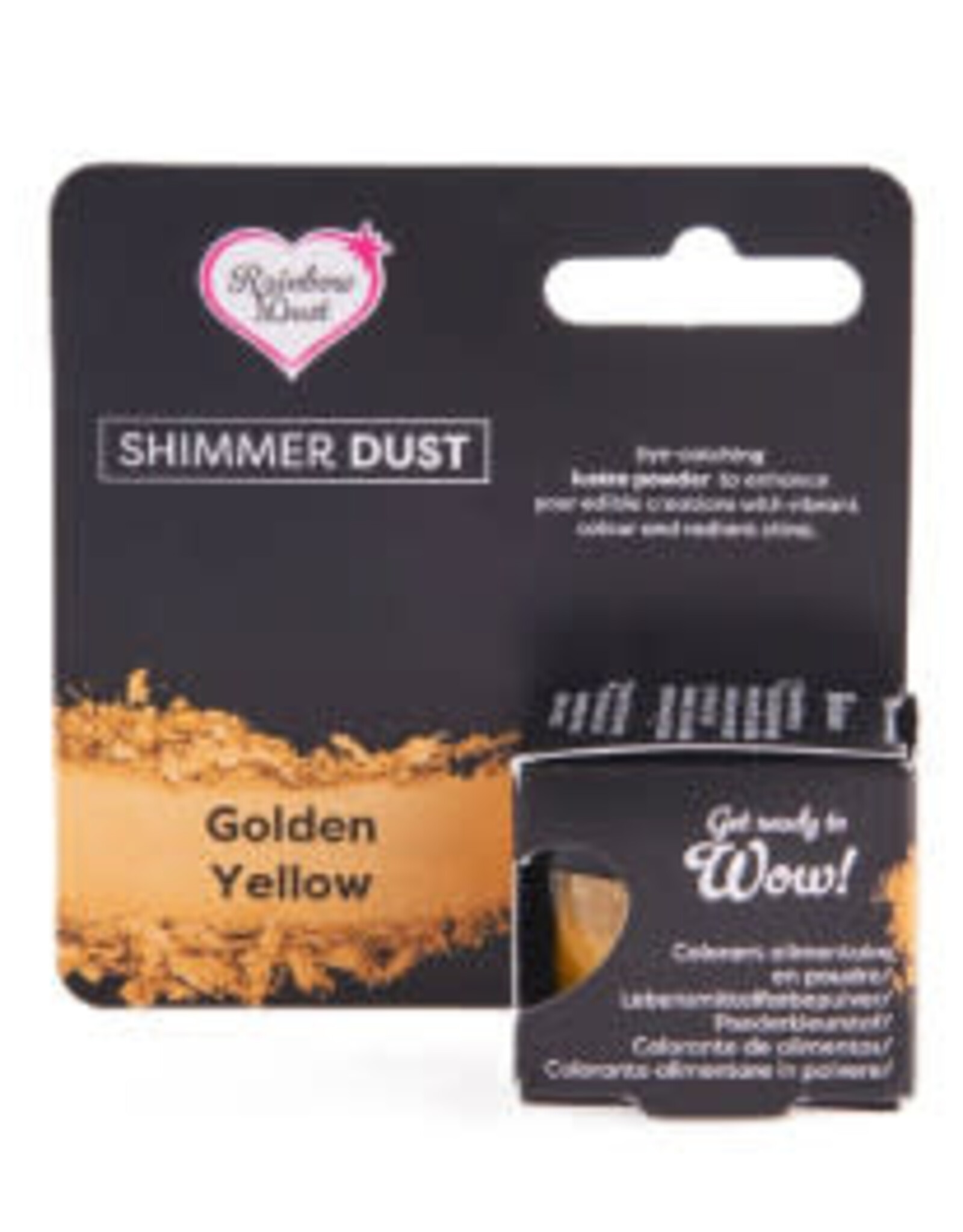 Rainbow Dust Rainbow Dust Shimmer Dust Golden Yellow