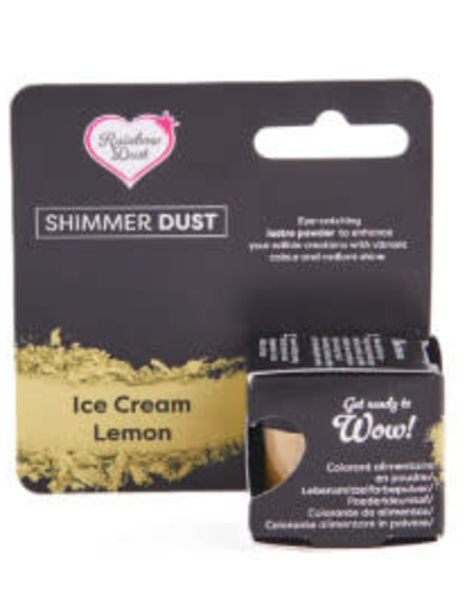 Rainbow Dust Rainbow Dust Shimmer Dust Ice Cream Lemon