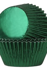 House of Marie House of Marie Baking Cups Folie Groen - pk/24