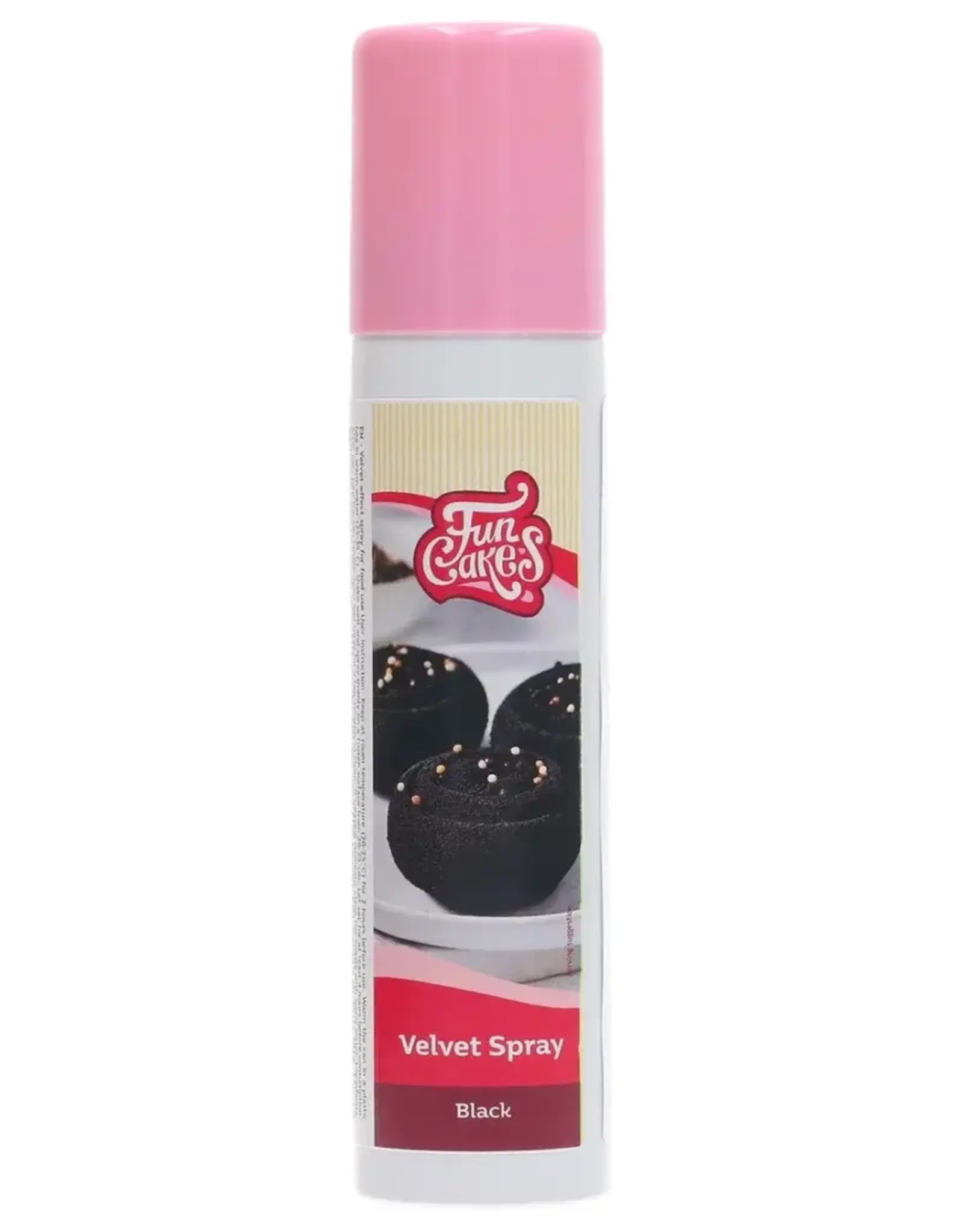 FunCakes FunCakes Velvet Spray Zwart 100 ml