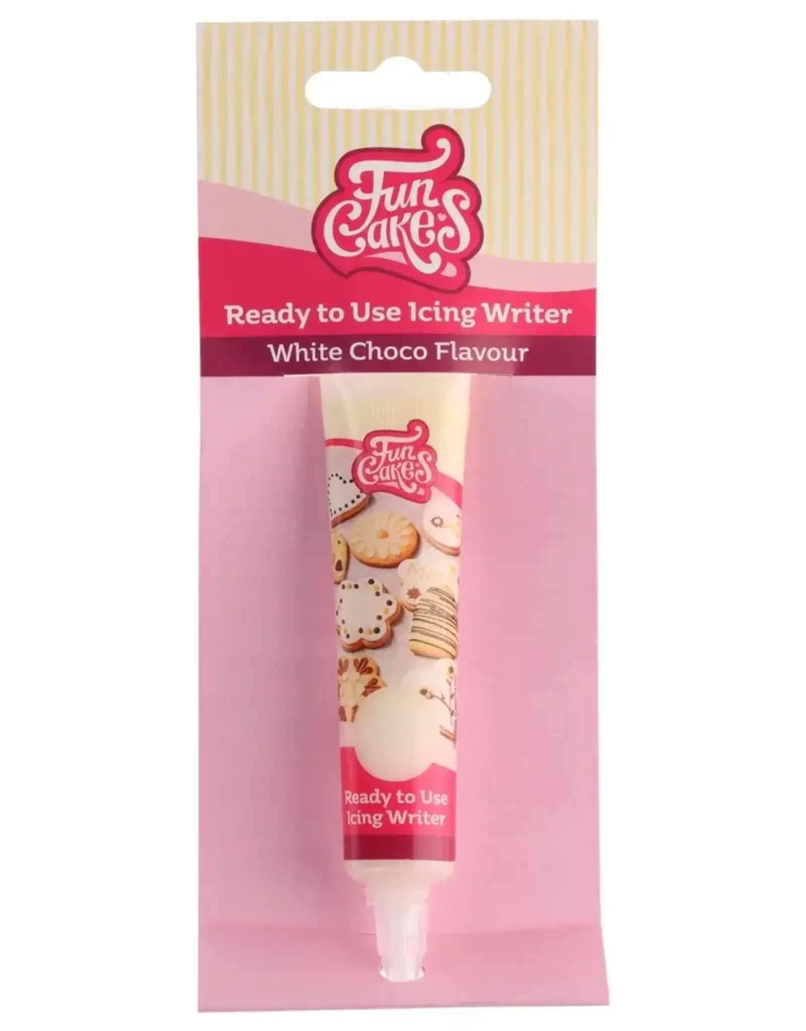 FunCakes FunCakes Ready to Use Icing Writer Witte Chocoladesmaak 25g