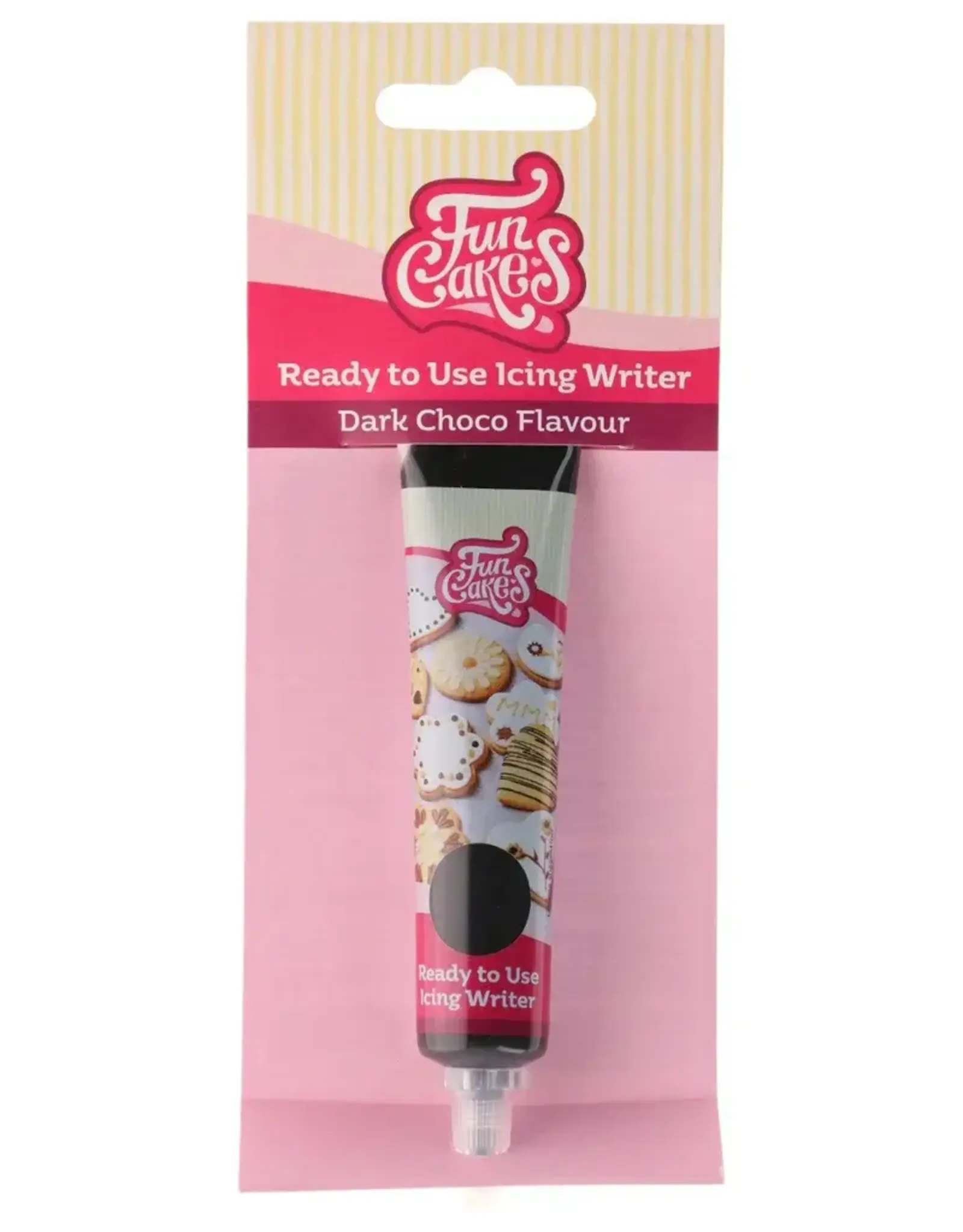 FunCakes FunCakes Ready to Use Icing Writer Donkere Chocoladesmaak 25g