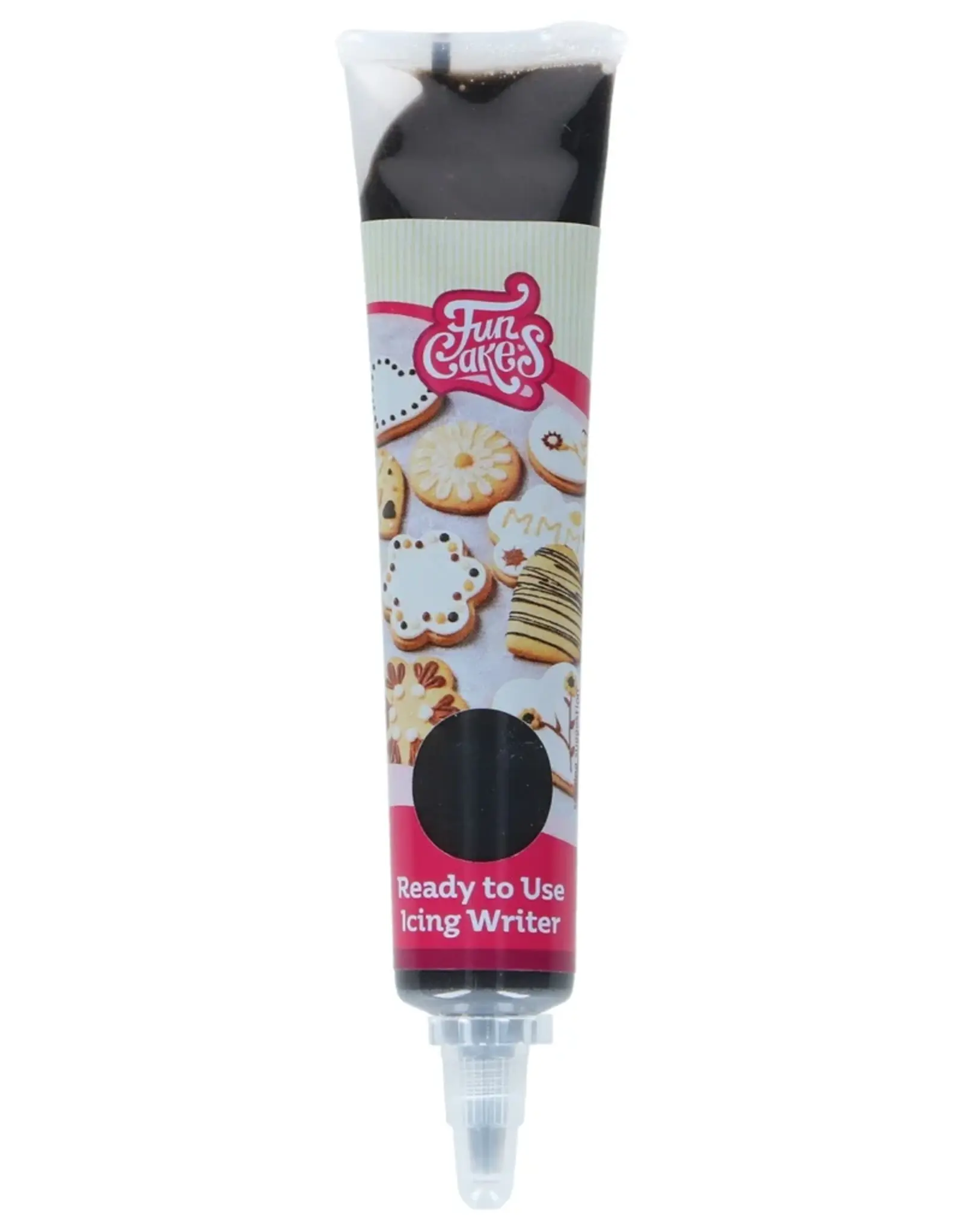 FunCakes FunCakes Ready to Use Icing Writer Donkere Chocoladesmaak 25g