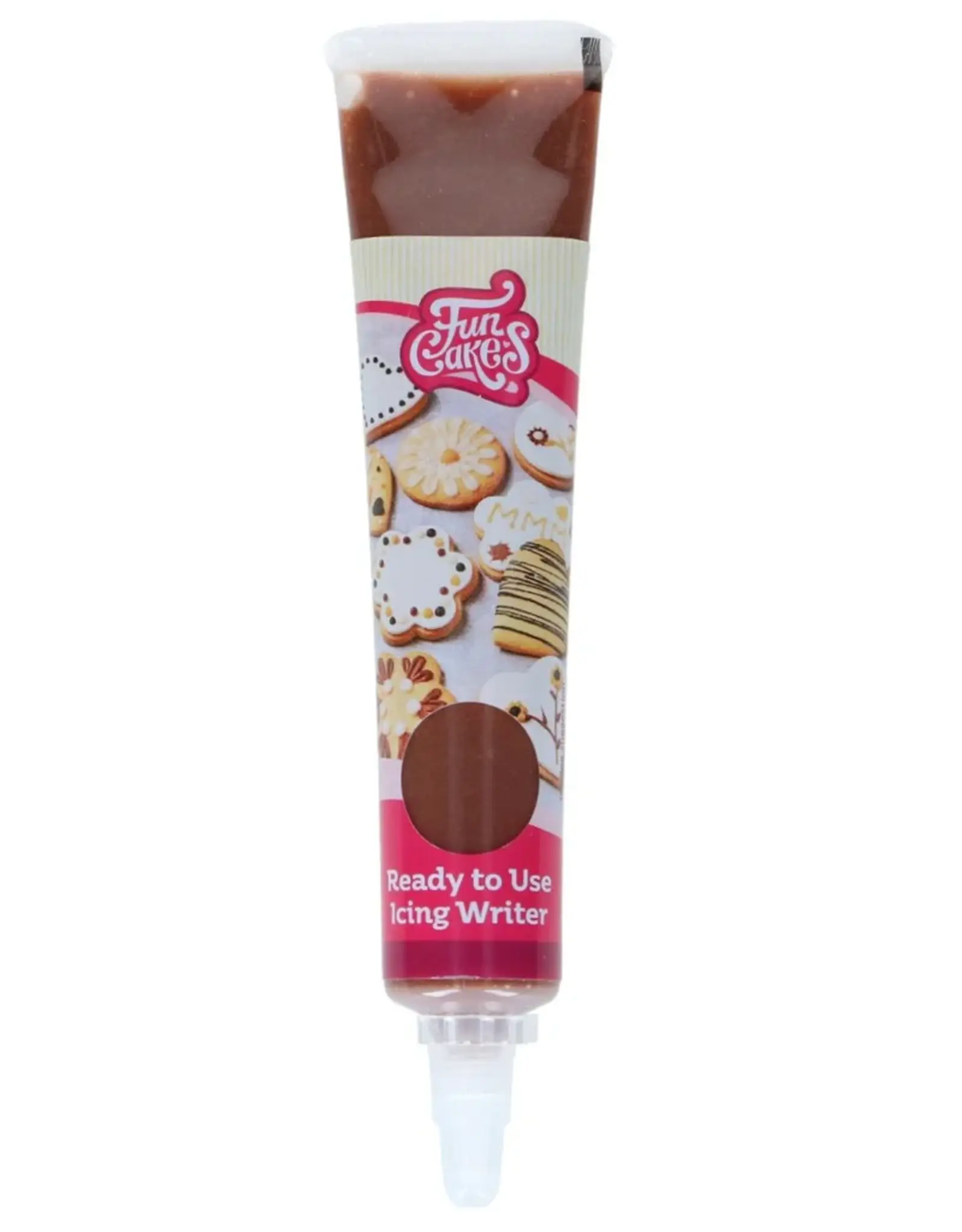 FunCakes FunCakes Ready to Use Icing Writer Melkchocoladesmaak 25g