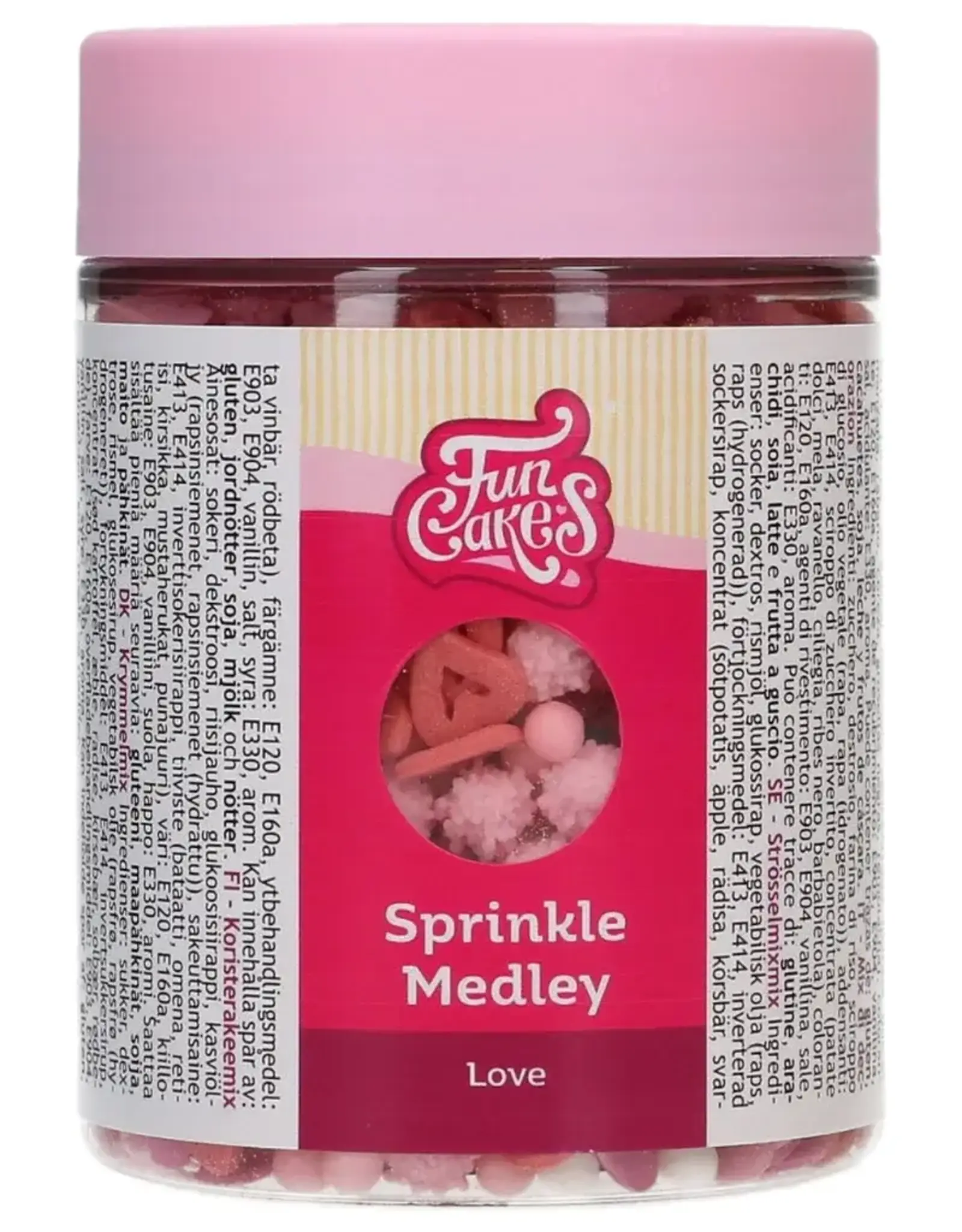 FunCakes FunCakes Sprinkle Medley Love 180 g