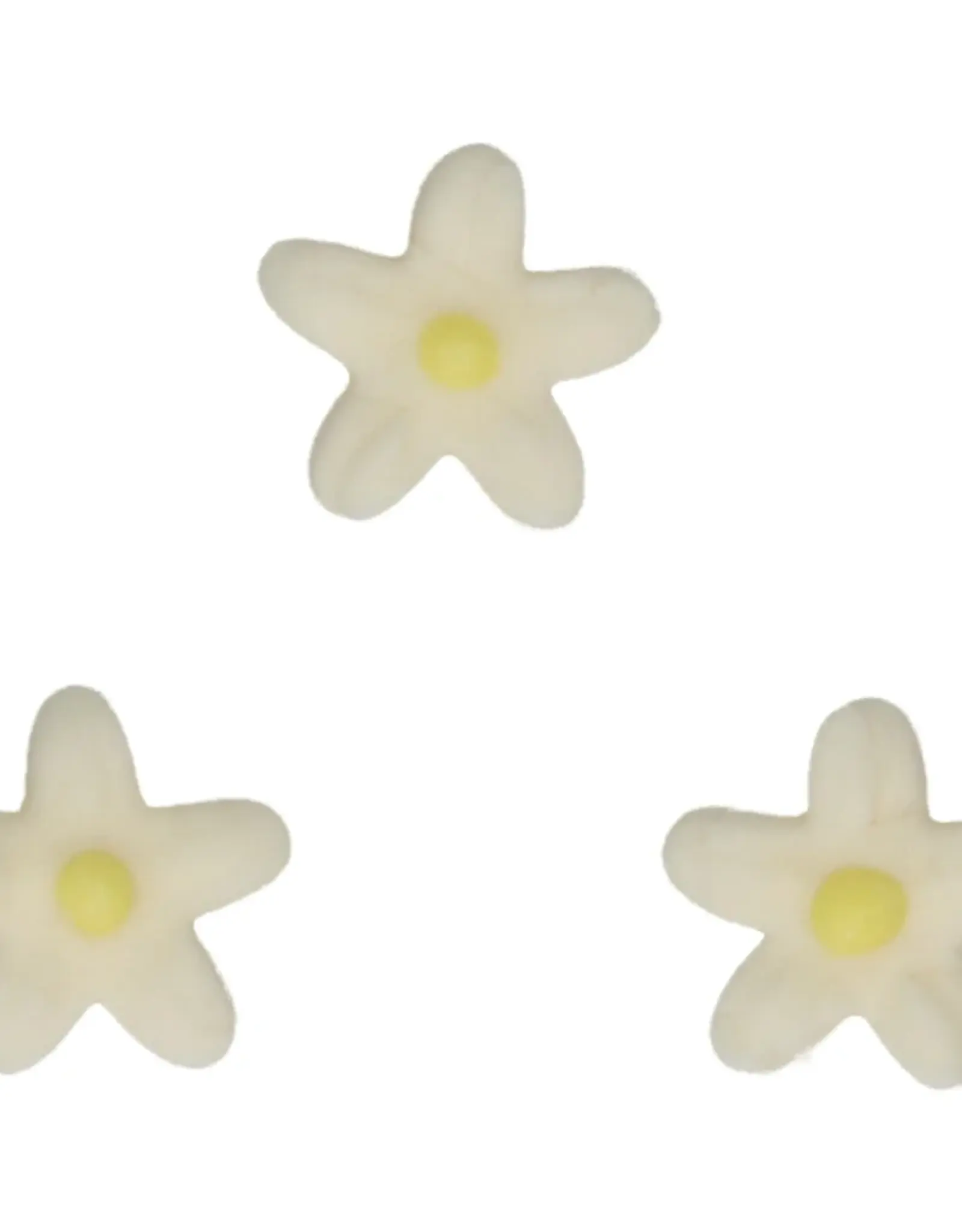 FunCakes FunCakes Fondant Decoraties Chrysant Wit Geel set/30