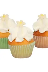 FunCakes FunCakes Fondant Decoraties Chrysant Wit Geel set/30